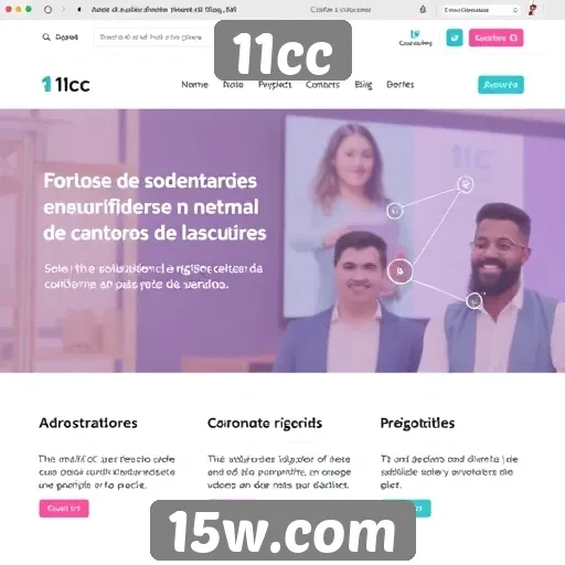 Acessibilidade e usabilidade do site 11cc